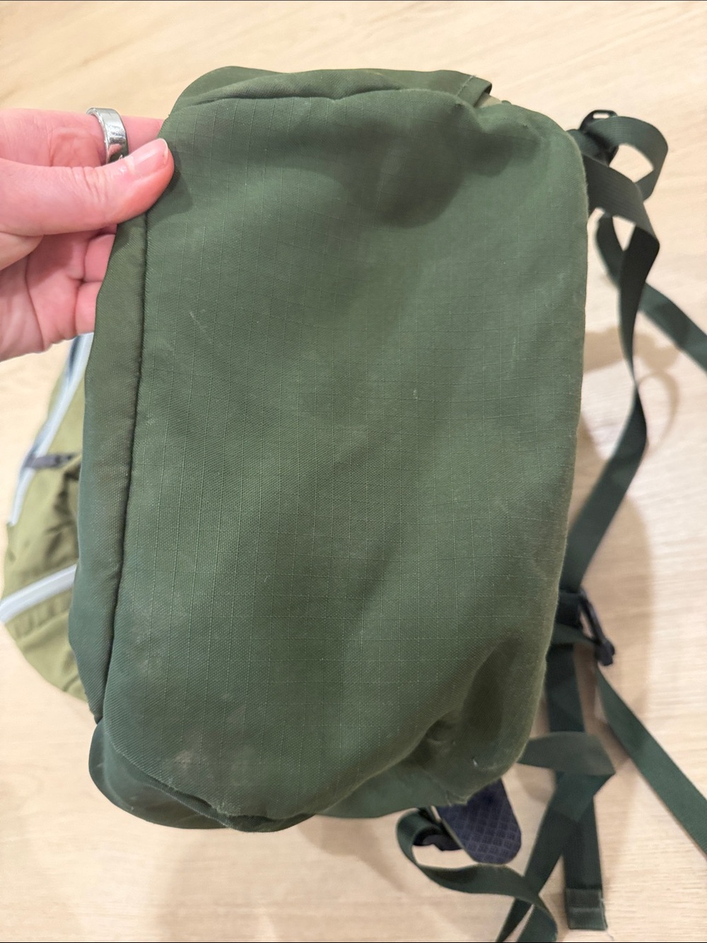 Patagonia Olive, Dark Gray & Dark Green Hiking Backpack - Picture 6 of 8
